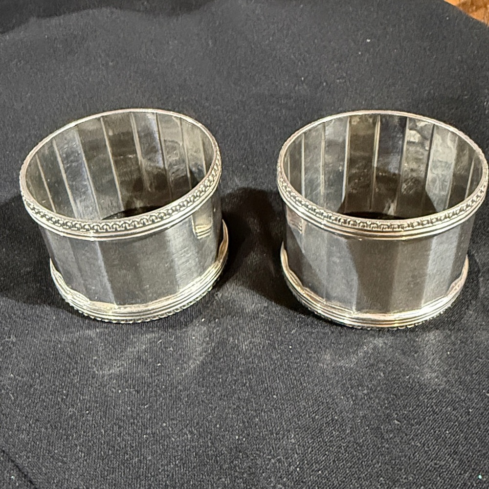 Silver Napkin Rings - Picture 3 of 5